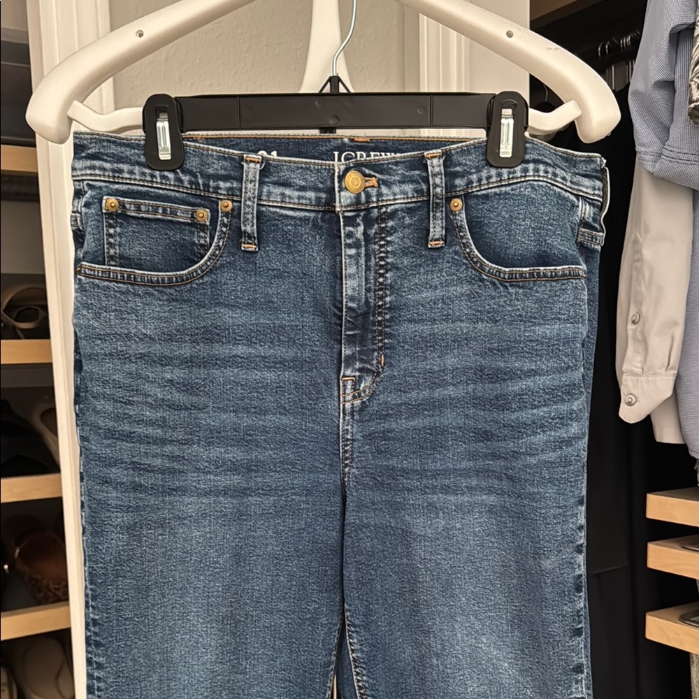 ✨J. Crew✨ Blue Slim Demi Boot Jeans - Picture 2 of 7
